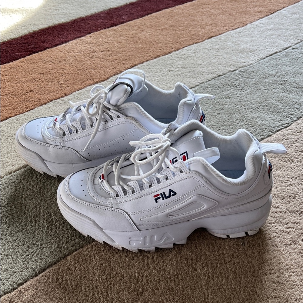 Fila Disruptor II Classic White Sneakers